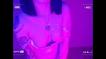 Preview 2 of Cfnm Jasmine Lau - babe in latex dress sucks cock and plays fetish with herself - Pechgardens