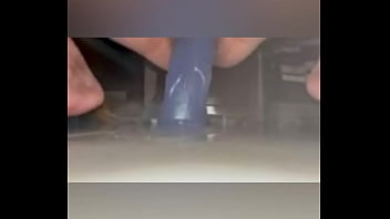 Preview 3 of Indian Little Girl Boob - My wife riding with big huge dildo