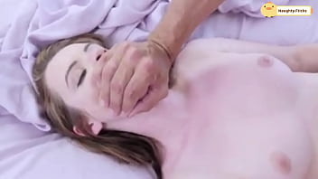 Preview 4 of Piss Triple Group - FamilyStrokes - Fucked My StepDad While StepMom Was Napping (Karlie Brooks)