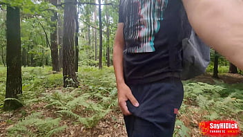 Preview 1 of Bikini Artis Sabun Mandi - My naked walk in the woods ended with a creamy cumshot