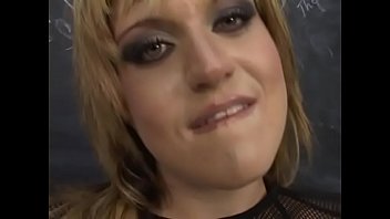 Preview 1 of Short Hair Asian Blow Big Cock - Cock-starved blonde bitch blows two guys with big dicks