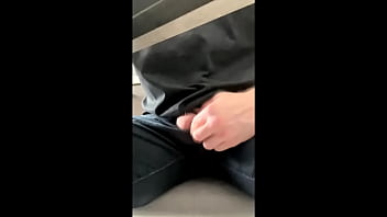 Preview 3 of 3 Griw - I got horny in the office at work and I&#039_m jerking my small dick under the table!