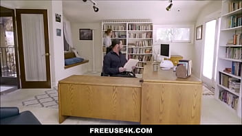 Preview 1 of Hot Step Sibilings - FreeUse Teen Gets Job At Law Firm As Anytime Fuck Toy For Lawyer - Cierra Bell,  Angeline Red,  Jack Vegas