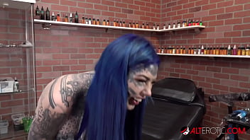 Preview 3 of Indian Chudai Hidden Camera - Australian beauty Amber Luke gets a new nose tattoo