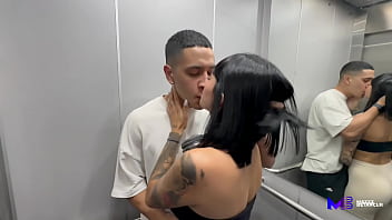 Preview 3 of Taller Ebony Girl - Colombian slut gets into a stranger&#039_s car to have a wild fuck - Max Betancur &amp_ Luna Vitaler