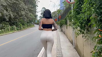 Preview 1 of Taller Ebony Girl - Colombian slut gets into a stranger&#039_s car to have a wild fuck - Max Betancur &amp_ Luna Vitaler