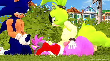 Preview 3 of Zaber Dasti Xxt - Surge X Amy X Sonic leviantan581re