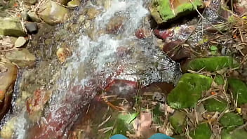 Preview 1 of Fitgrillsex - me follo duro a desconoc&iacute_a en el bosque mientras me observa desde la piedra y termino d&aacute_ndole una rica follada con mi enorme pene hl