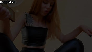 Preview 3 of Desisexi Vidio Mp3 - Kira Throatsitting On Mummified Slave And Spit In His Mouth