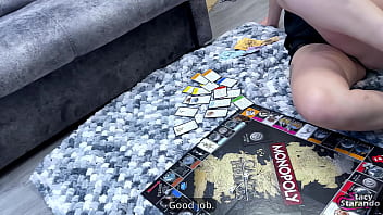 Preview 4 of Jav Korean Red Dress - I became my Stepsister&#039_s SEX SLAVE when I played the &quot_monopoly&quot_ board game with her. - PART ONE
