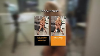 Preview 2 of Mom Mom Xxx See Daughter - POV - Horny online show host Cherry Kiss has a secret anal fuck fetish