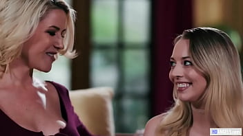 Preview 1 of Dancing Sex Vidio - Mischievous blonde gets both of her stepmoms attention