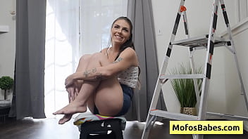 Preview 1 of Xxx Vedio Full Hd - Sexy petite teen enjoy trash talk on this sexy intervies - Thalia Rhea,  Charles Dera