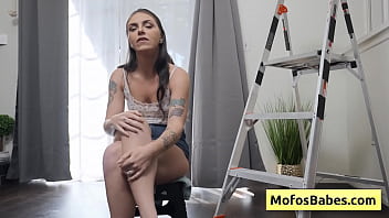 Preview 4 of Xxx Vedio Full Hd - Sexy petite teen enjoy trash talk on this sexy intervies - Thalia Rhea,  Charles Dera