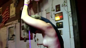 Preview 1 of Momie Son All - Inked Babe Nyx Is Tied And Tickled Topless
