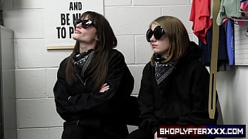Preview 1 of Www Xxxfok - ShoplyfterXXX.com - The girls try to deny everything but officer Vegas says he has them on video and is very tempted to get the cops involved,  unless they agree to let him have his way with them both.