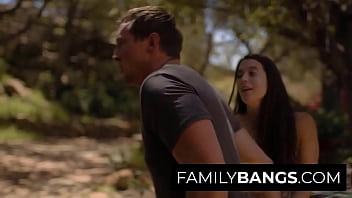 Preview 1 of Chat Live Webcam - FamilyBangs.com ⭐ Tender Girl and her Cousin having Passional Sex in Public,  Abbie Maley,  Pierce Paris