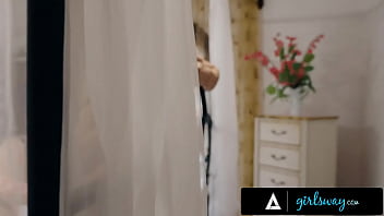 Preview 3 of Couples Shower - GIRLSWAY - Hot Babes Aiden Ashley &amp_ Charlotte Sins Have Pure Passionate Sex After Their Photoshoot