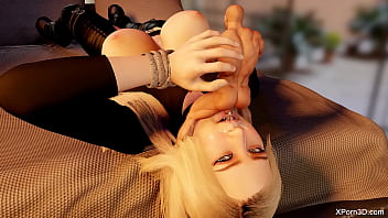Preview 3 of Indina Xxx Vidoes - HOT GIANTESS Blonde Babe Playing with a Little Man TEASER