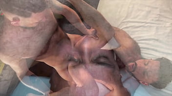 Preview 4 of Dope Bondage Public - Sweat sulfurous fuck between hairy guys