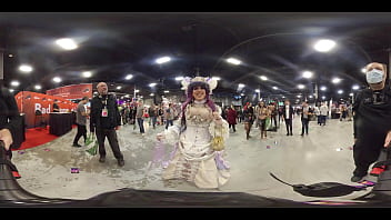 Preview 3 of Saxvideohd San - Ms. Penolope Proper cosplay at Exxxotica NJ 2021 in 360 degree VR