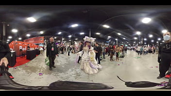Preview 4 of Saxvideohd San - Ms. Penolope Proper cosplay at Exxxotica NJ 2021 in 360 degree VR
