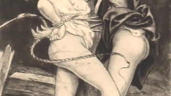 Preview 2 of Whips Handcuffs - vintage erotic drawings