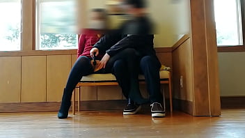 Preview 4 of Drugsgirls - 身体の疼きを我慢できず、公共施設のベンチで大量に潮を吹くミッキー