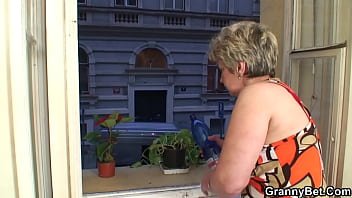 Preview 1 of Naric Hot - Stranger fucks old granny from behind