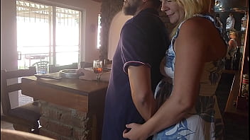 Preview 1 of Xxx Nudis - Waitres caught jerking of the barman at holiday resort