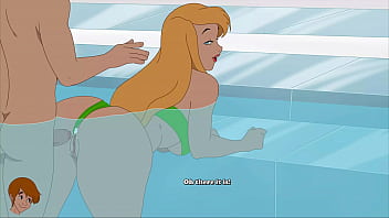 Preview 3 of Get Anal Surprise - MIlftoon Drama - College Student loves showing off her huge tits (Gina)