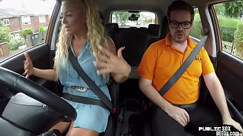 Preview 2 of Sex 16 - Busty brit publicly sucking and fucking her driving teacher