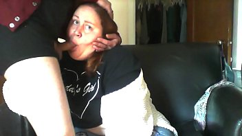 Preview 4 of Chaina Cut Gir - face fuck,  while watching porn,  swallow huge cum load