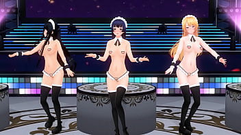 Preview 2 of Sweet 10 Year Xxx Video - COM3D2 - secret deep blue - (by YDNAC-DLOG)