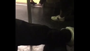 Preview 1 of Hyjab Arab - Big ass girl on train