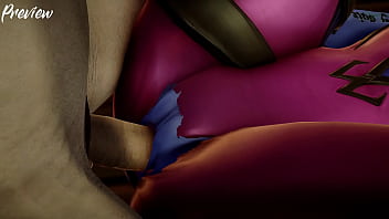 Preview 1 of Slutty Teenage Riding A Cock - Widowmaker blowjob and deepthroat Overwatch SFM