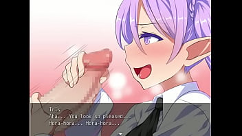 Preview 3 of Japanese Schoolgirl Blowjub - Sweet elven handjob