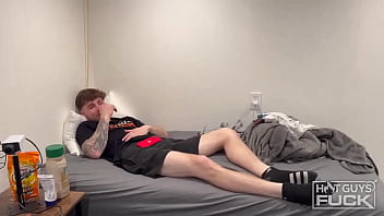 Preview 3 of Jhony And Student - Who&rsquo_s having fun watching all the live action at the #HotGuysHouse?!    More models are moving in today an...