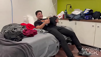 Preview 4 of Jhony And Student - Who&rsquo_s having fun watching all the live action at the #HotGuysHouse?!    More models are moving in today an...