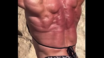 Preview 3 of This Pussy Will Purr - Fbb Showing Off Her Sexy Muscles