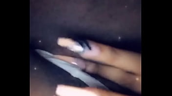 Preview 2 of Smart Teen Gangbang - Sexy Ebony Solo Masturbation