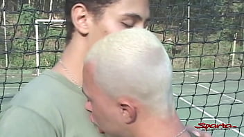 Preview 1 of Teen Sex Samsons Japanese - Sparta - Horny Army Boy Gets His Tight Ass Licked And Fucked Outdoors!