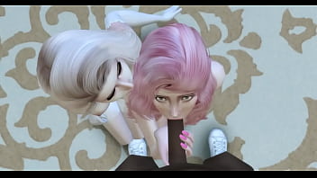 Preview 4 of Japna - Girl Teaches her Friend How to Suck - Sims 4