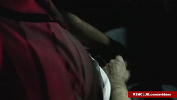 Preview 2 of Guys Licking Cum Off Teens - Bisex Taxi driver Fucking a Passenger