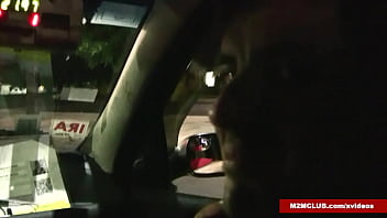 Preview 1 of Guys Licking Cum Off Teens - Bisex Taxi driver Fucking a Passenger