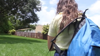 Preview 2 of Hiiden Cam Voyeur - Under the Poplar Tree - PAWG NATURAL TEEN