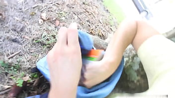 Preview 3 of Hiiden Cam Voyeur - Under the Poplar Tree - PAWG NATURAL TEEN