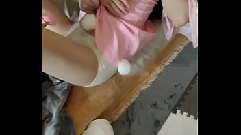 Preview 2 of Video Bokef Perawan Smp - Big sister trains little CD sister