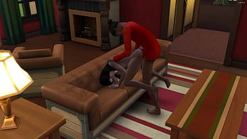 Preview 4 of Japan Lagi Mandi Diajak - Indian step sister catches her stepbrother sleeping naked on the couch in the living room and this excited him very much and fucked him - desi teen sex