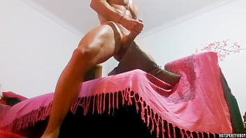 Preview 4 of Pakistani Suxxy Video - Hot man humping pillow in couch - moaning and massive cumshot